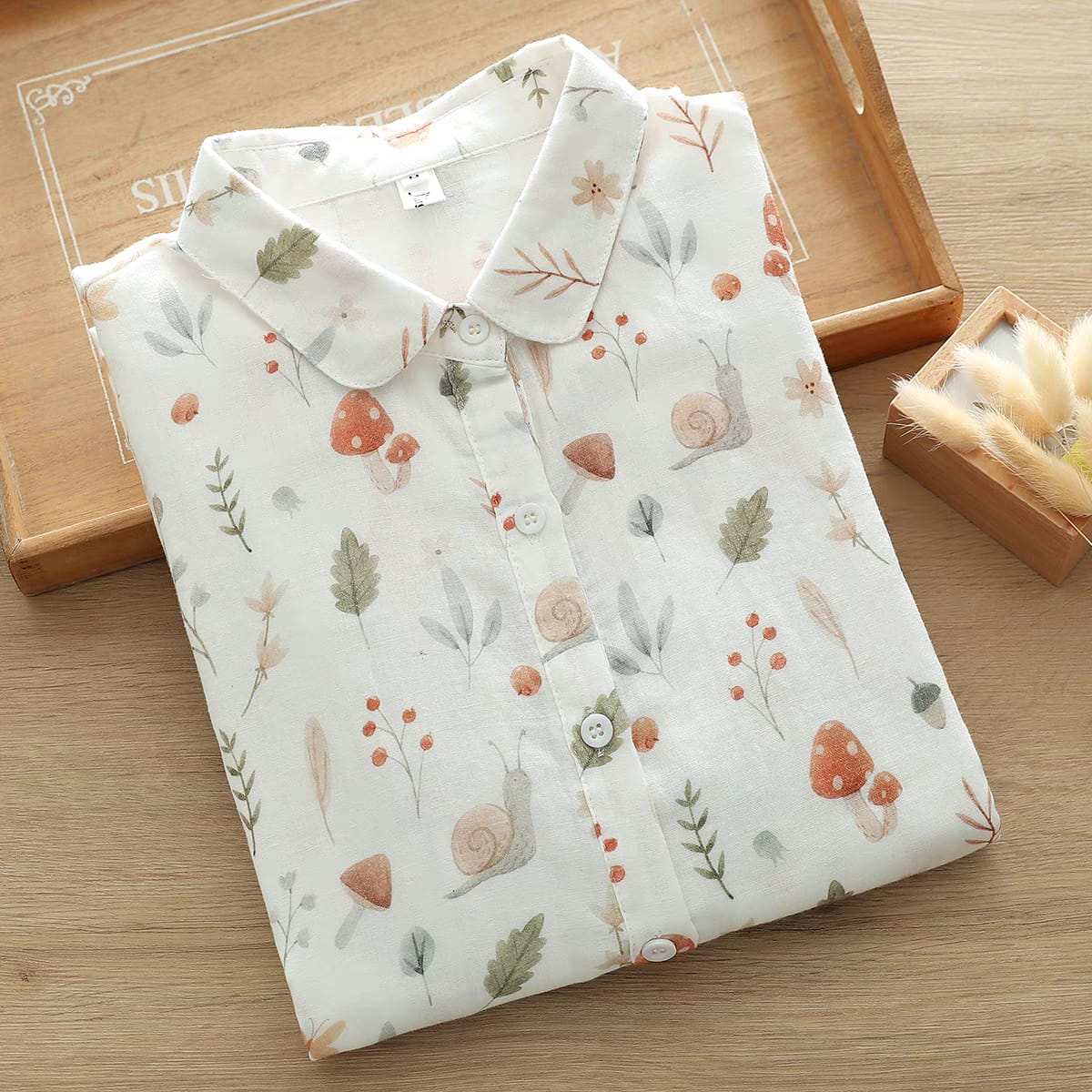Forest Whimsy Printed Shirt – For Women