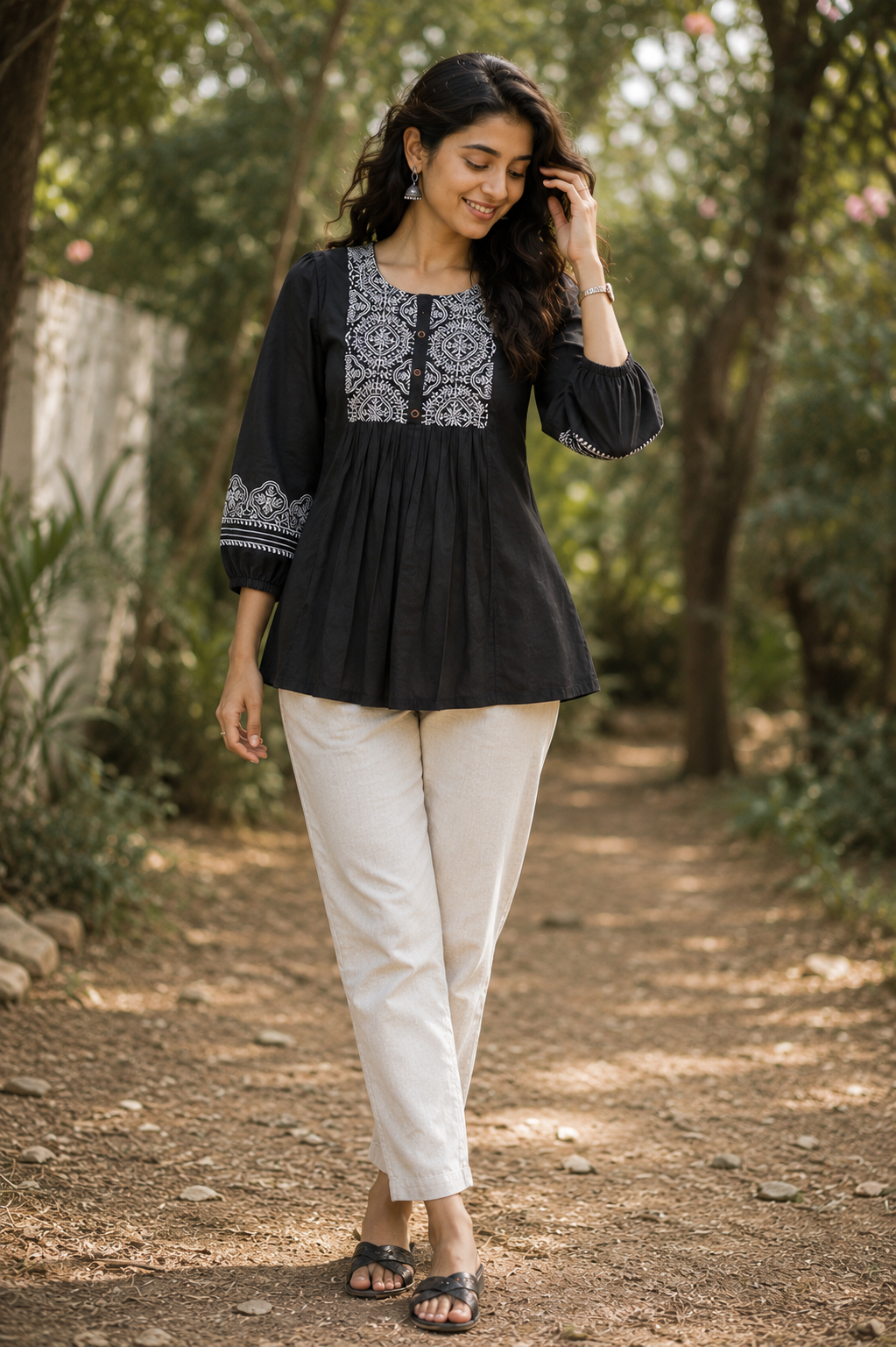 Black Heritage Embroidery Tunic