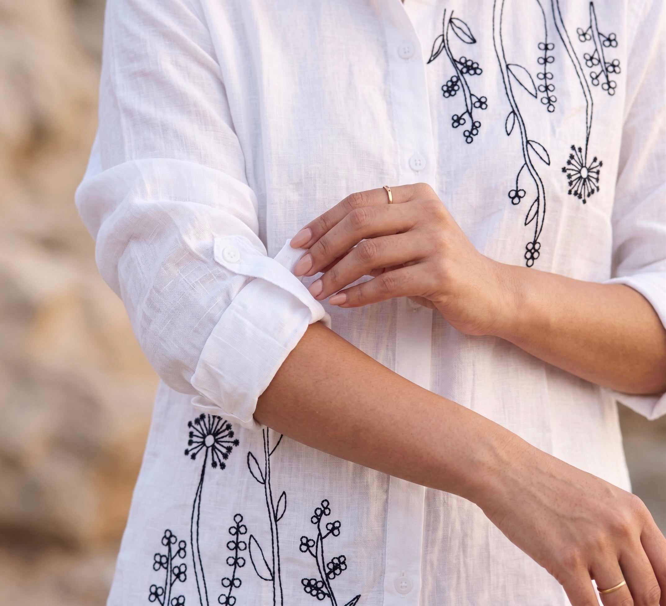 Botanic Bloom Shirt Elegance in Every Thread