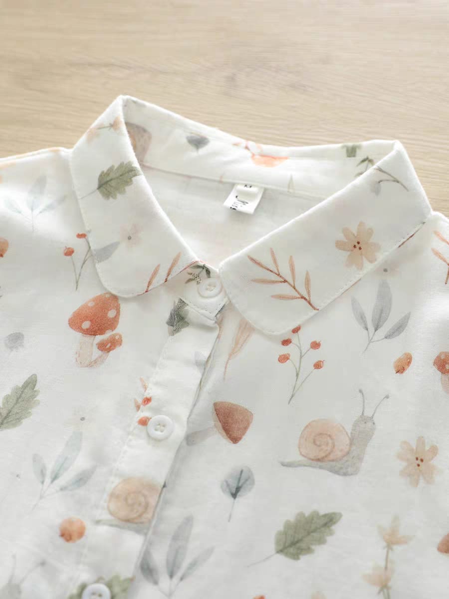Forest Whimsy Printed Shirt – For Women