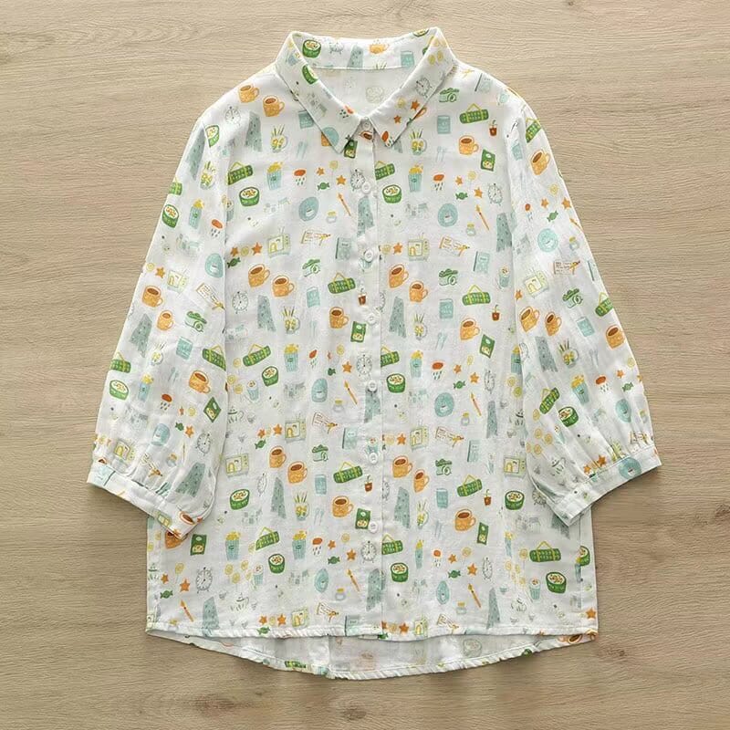 Morning Mood Printed Shirt – For Women