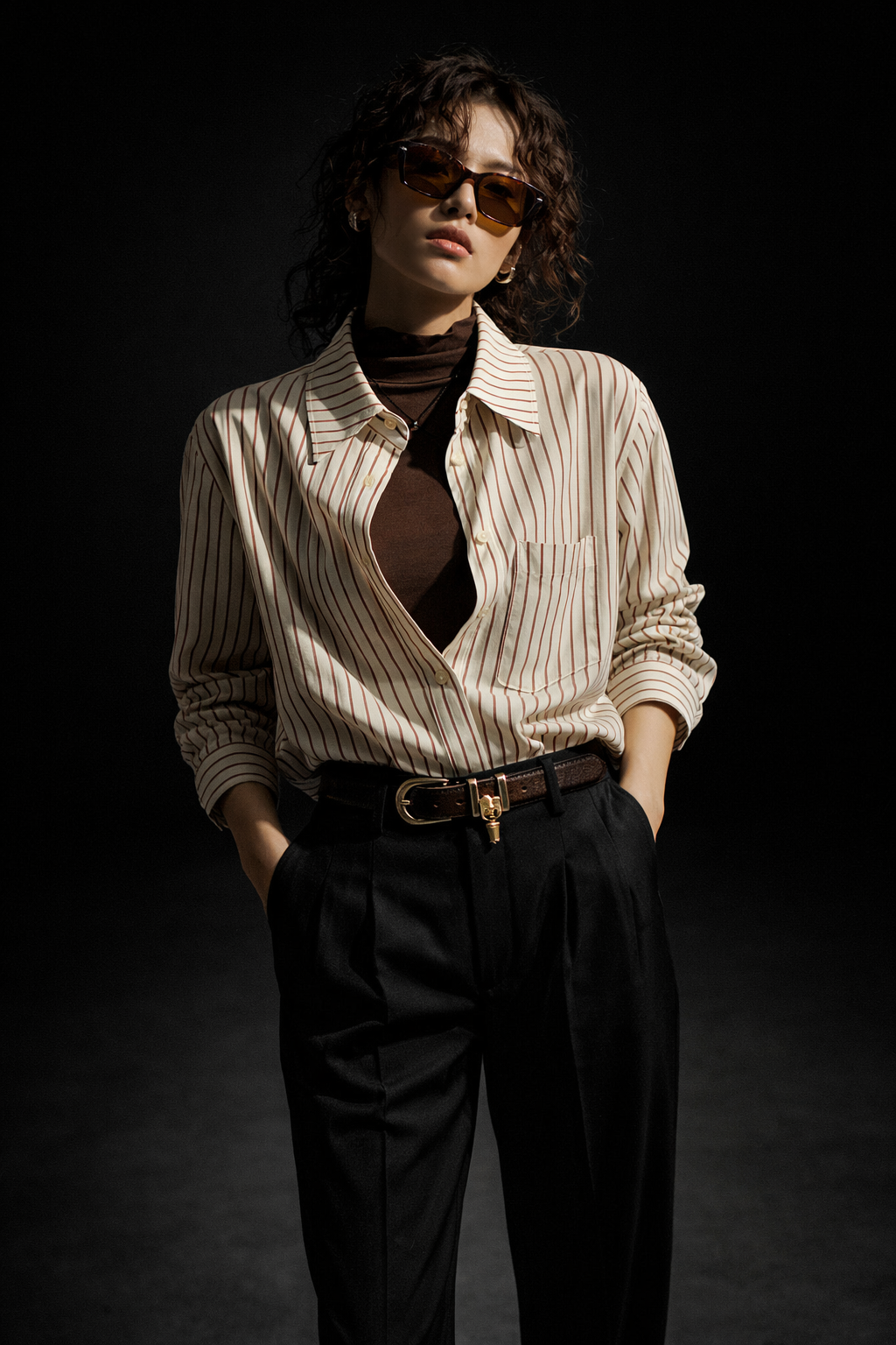 Women’s Striped Oversized Shirt