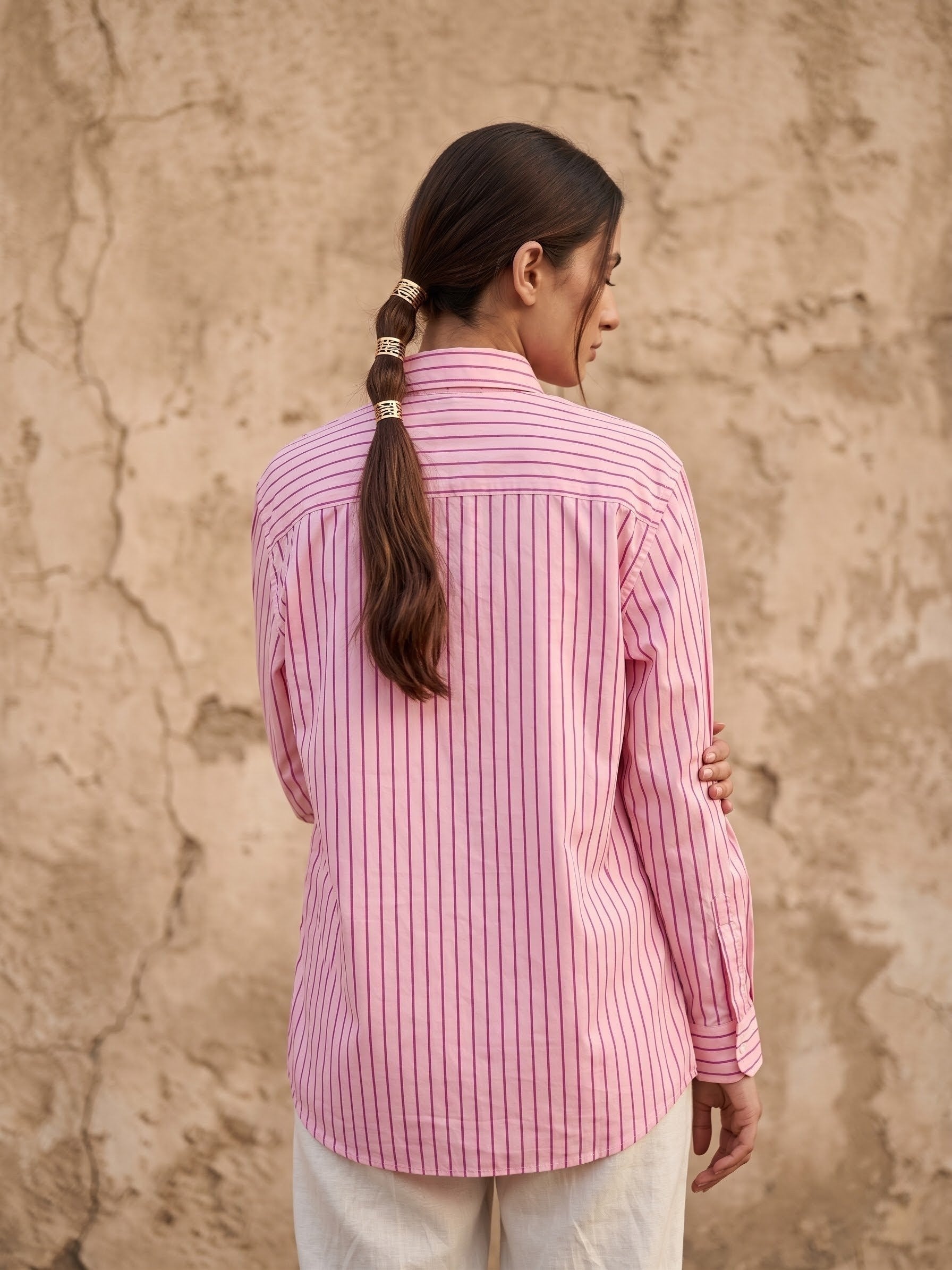 Women’s Oversized Striped Shirt