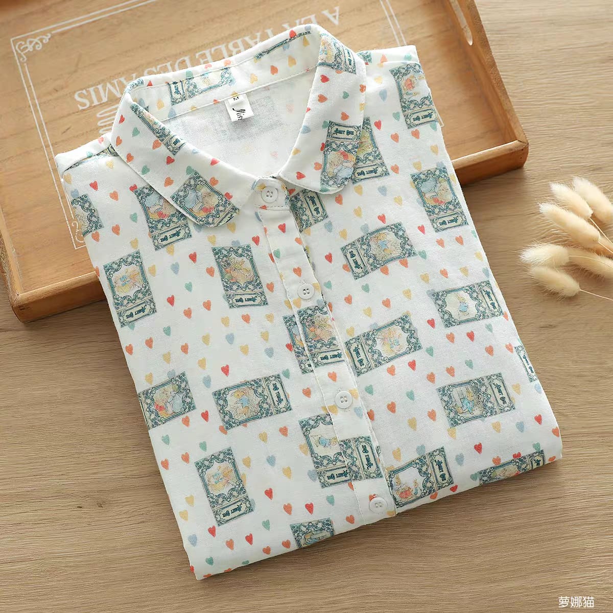 Travel Tales Print Shirt