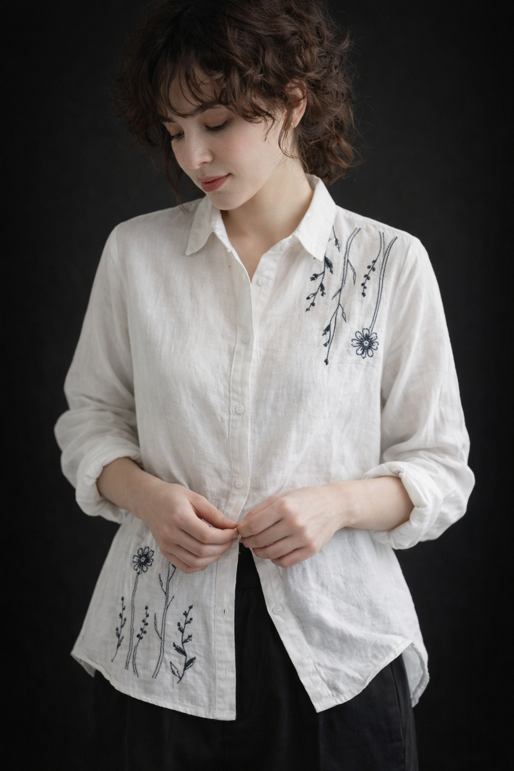 Botanic Bloom Shirt  Elegance in Every Thread