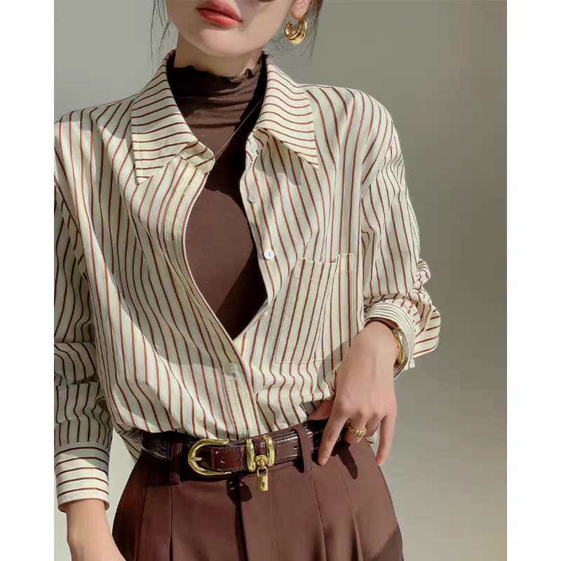 Women’s Striped Oversized Shirt