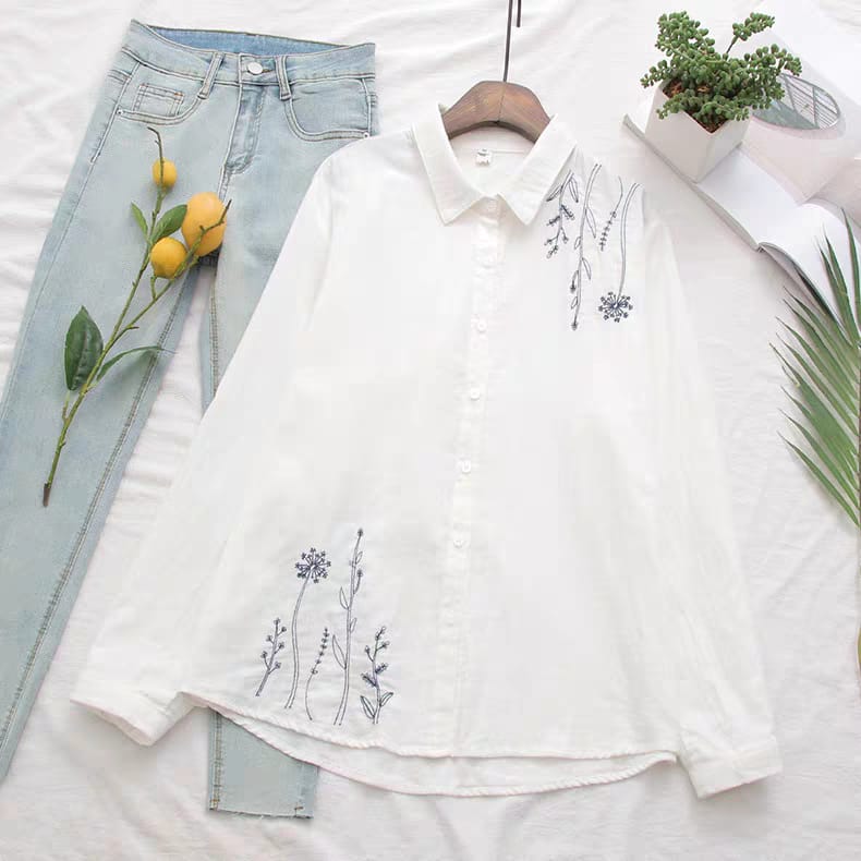 Botanic Bloom Shirt  Elegance in Every Thread