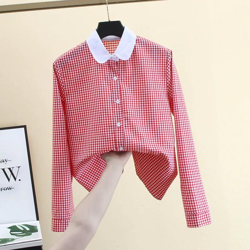 Women’s Gingham Button-Down Shirt