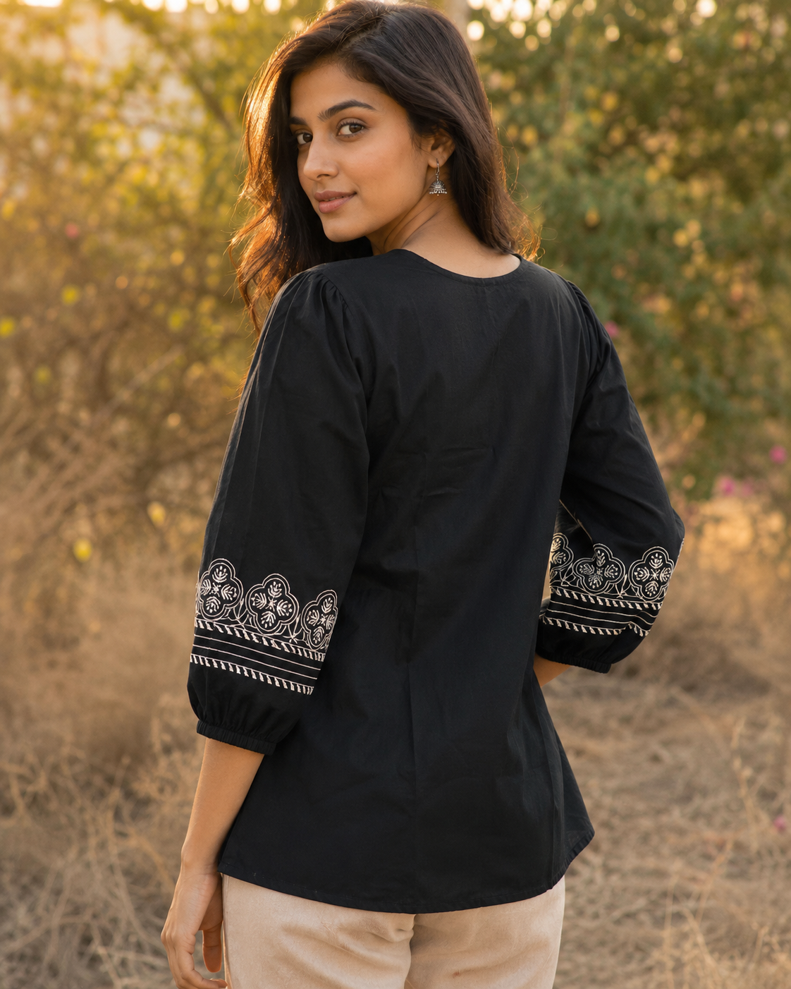 Black Heritage Embroidery Tunic