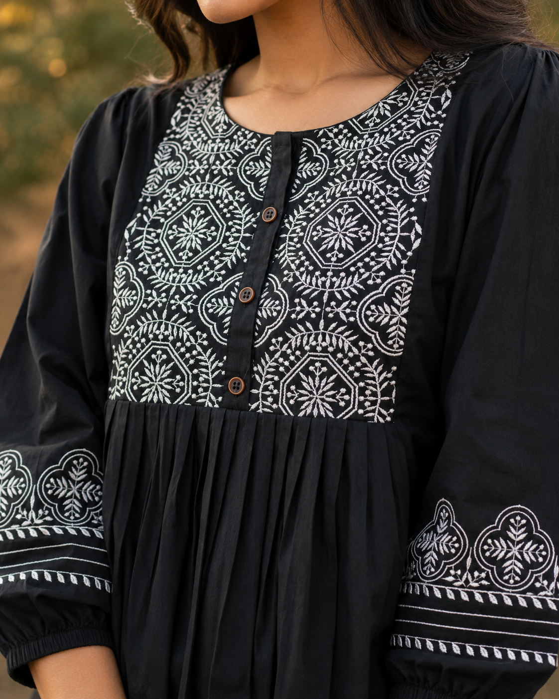 Black Heritage Embroidery Tunic