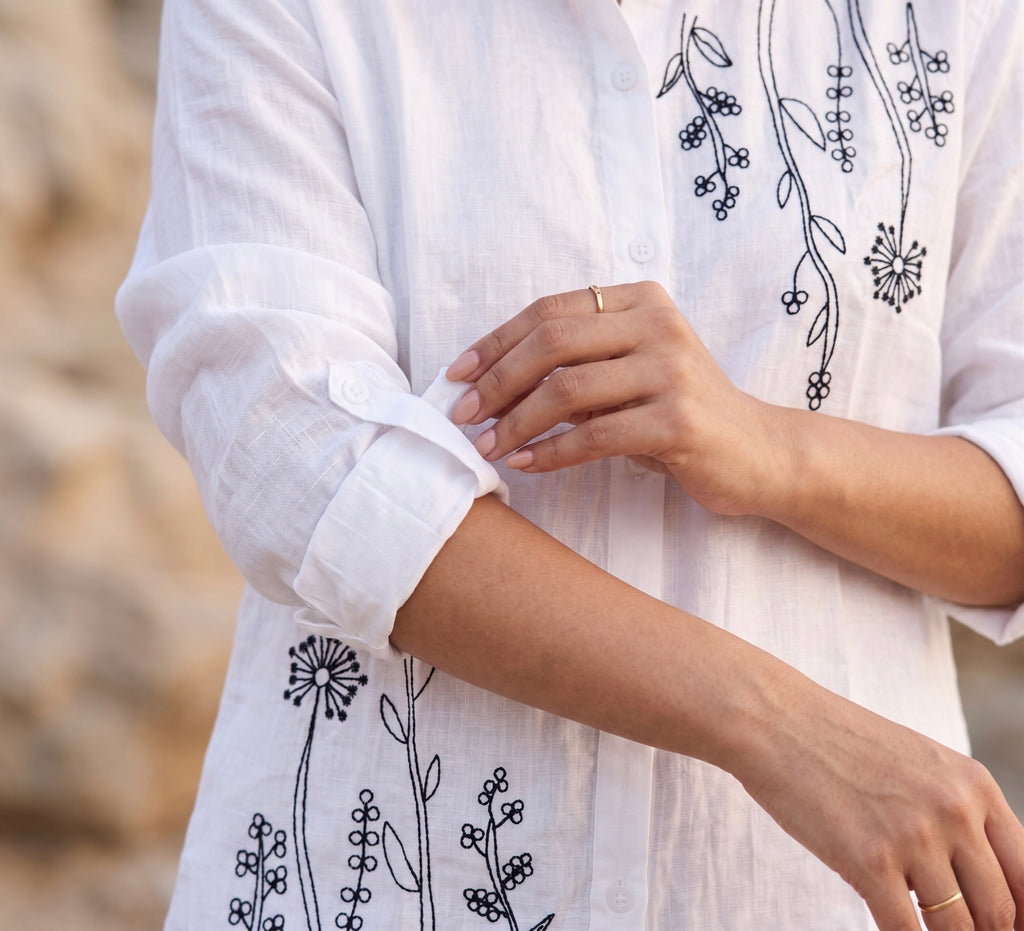 Botanic Bloom Shirt  Elegance in Every Thread