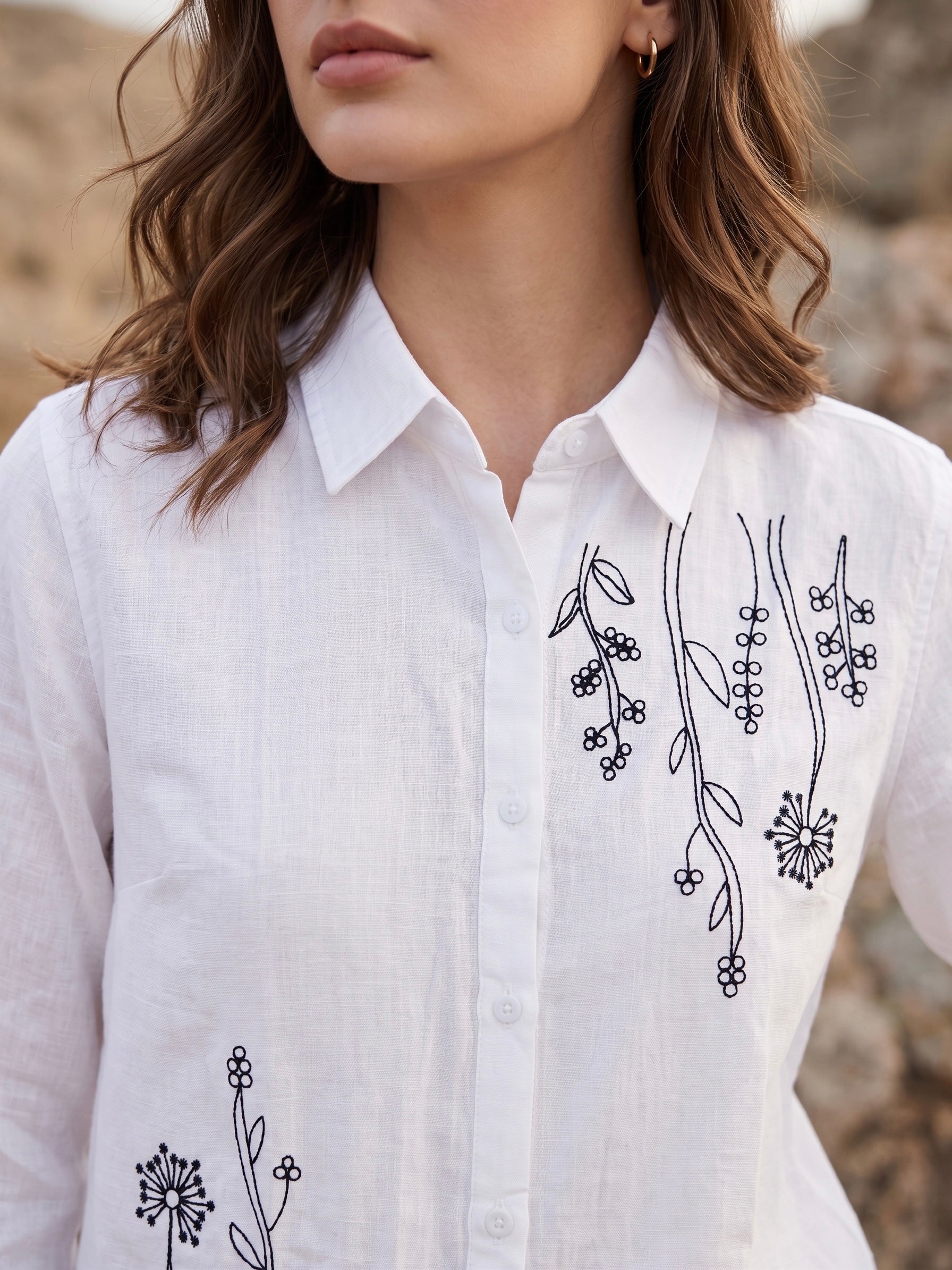 Botanic Bloom Shirt  Elegance in Every Thread
