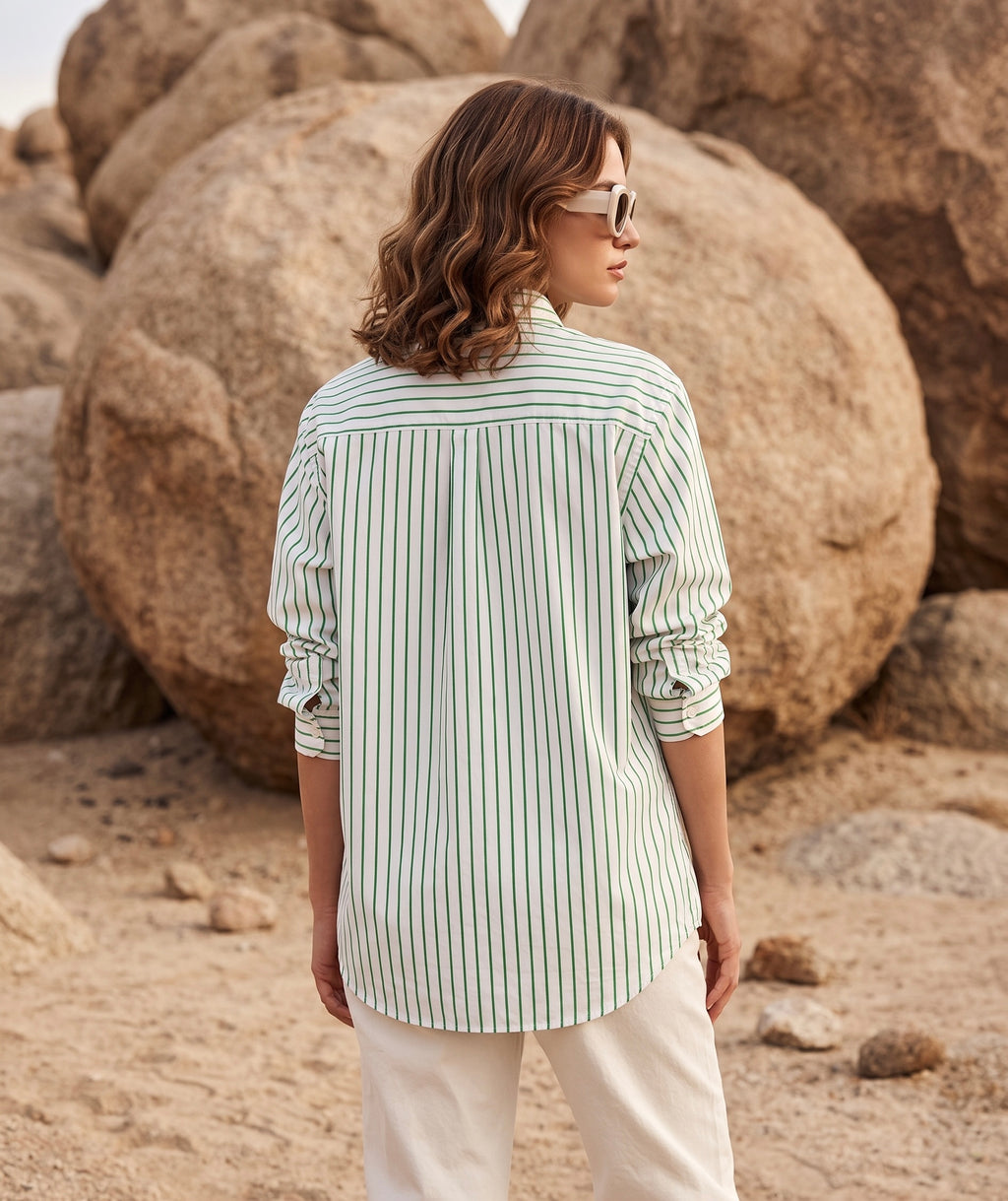 Women’s Oversized Striped Shirt