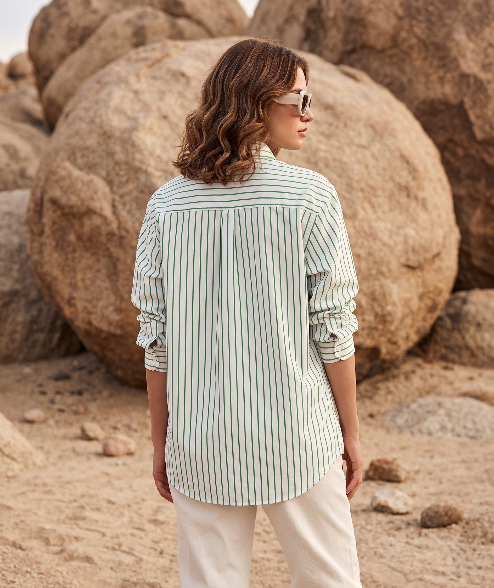 Women’s Oversized Striped Shirt