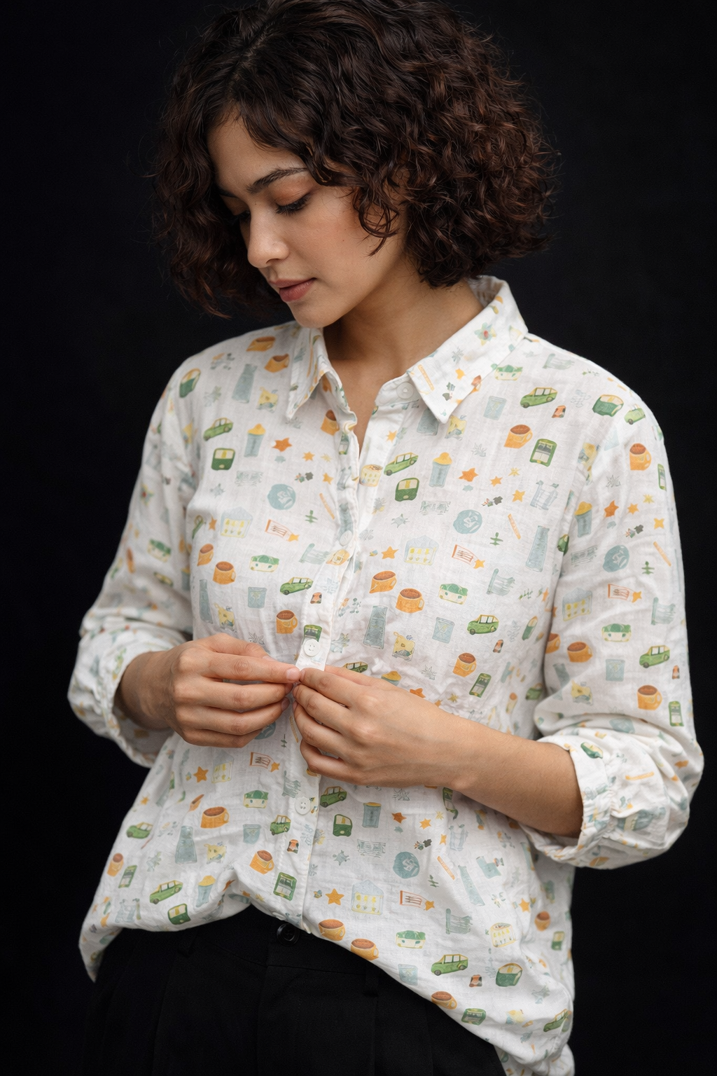 Morning Mood Printed Shirt – For Women
