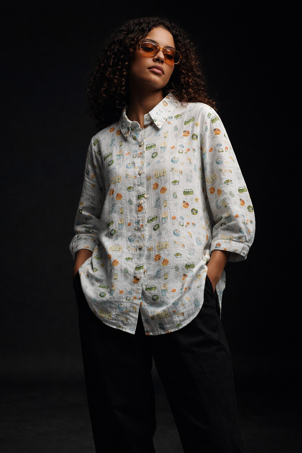 Morning Mood Printed Shirt – For Women