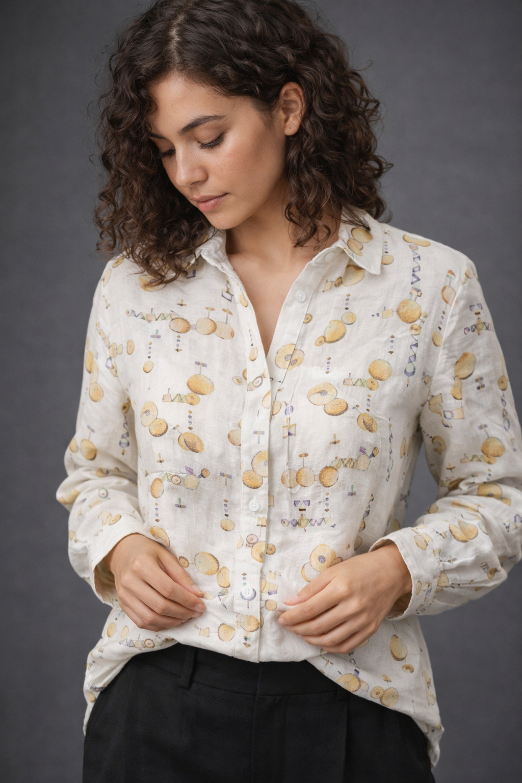 Orbit Muse Printed Shirt – For Women