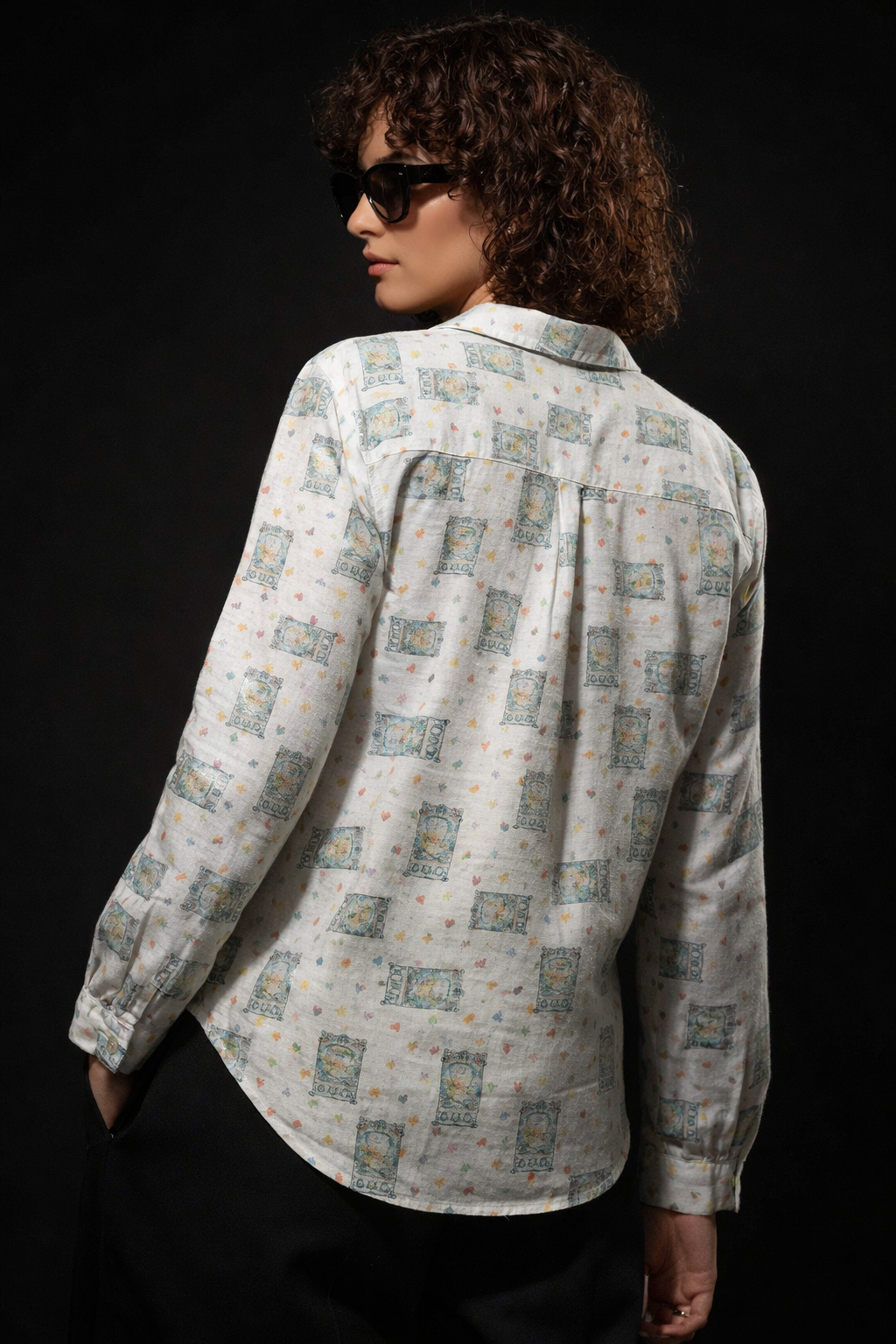 Travel Tales Print Shirt