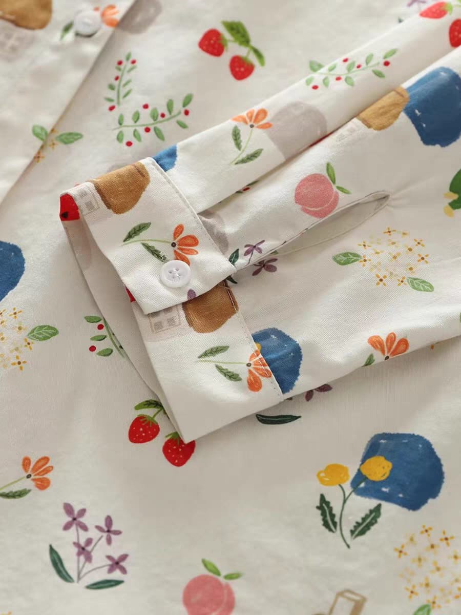 Cottage Bloom Printed Shirt – For Women
