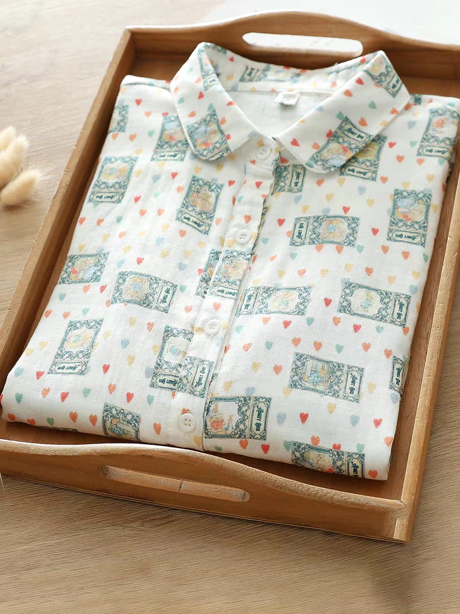 Travel Tales Print Shirt