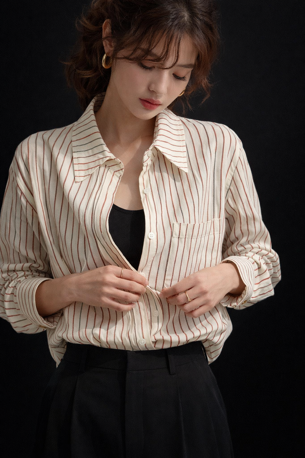 Women’s Striped Oversized Shirt