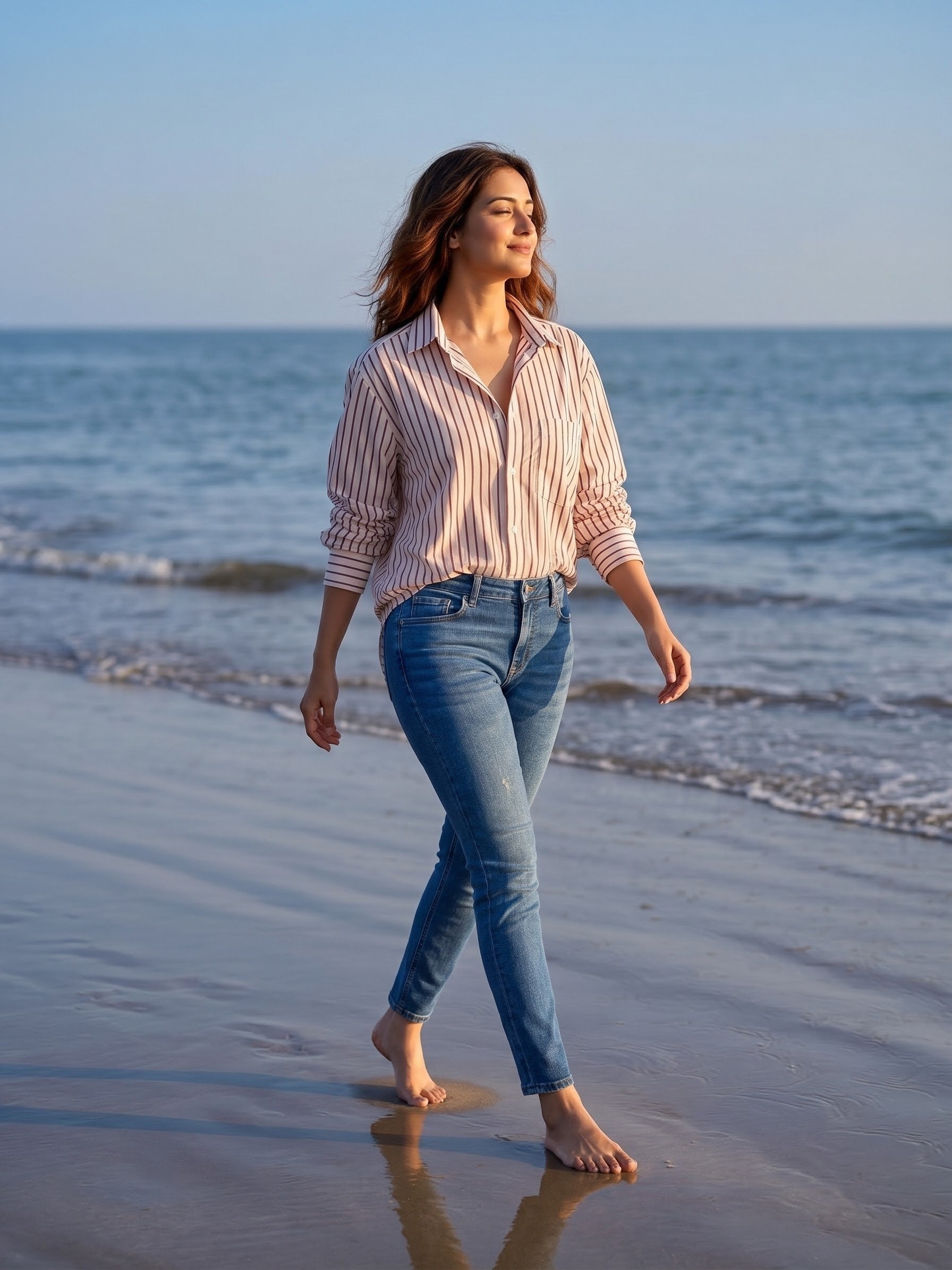 Women’s Striped Oversized Shirt